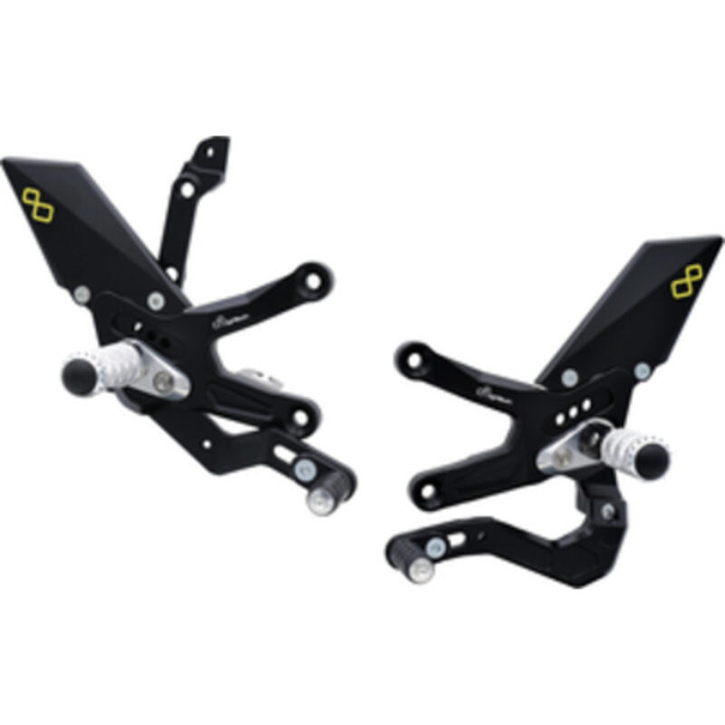 Adjustable Rear Sets With Fold Up Foot Pegs, Reverse Shifting for Kawasaki Nero